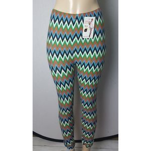 NWT Colorful Fashion Leggings Size M/L Style 2